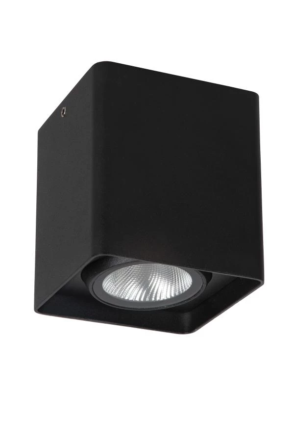 Lucide LEEDS - Plafonnière Buiten - LED - 1x9W 2700K - IP54 - Zwart - uit